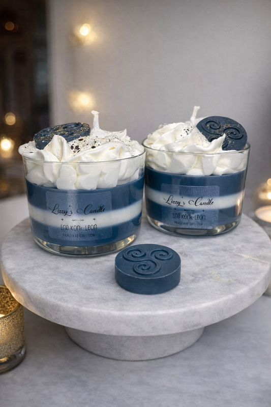 Ene Konk Leon - Bougie Bretonne - Parfum Vanille des îles - 215g