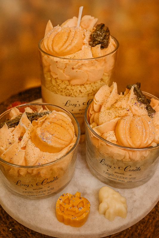 Bougie gourmande - Pumpkin Crumble Latte - 150g