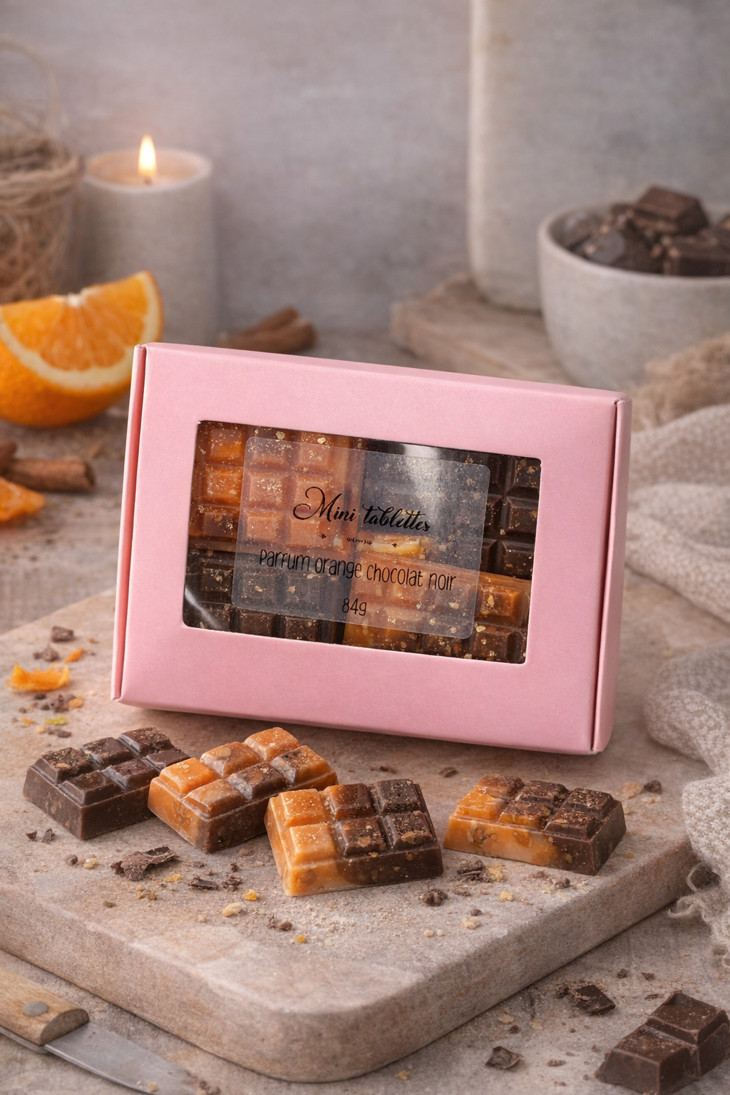 Coffret Mini Tablettes Chocolat Parfumées – Édition Pâques - 80g
