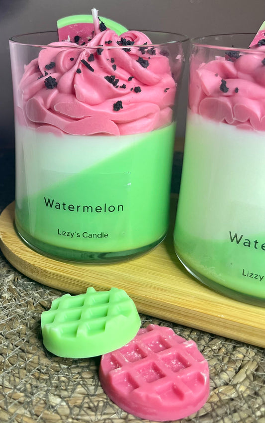 Bougie Gourmande - Sorbet Pastèque - 300g