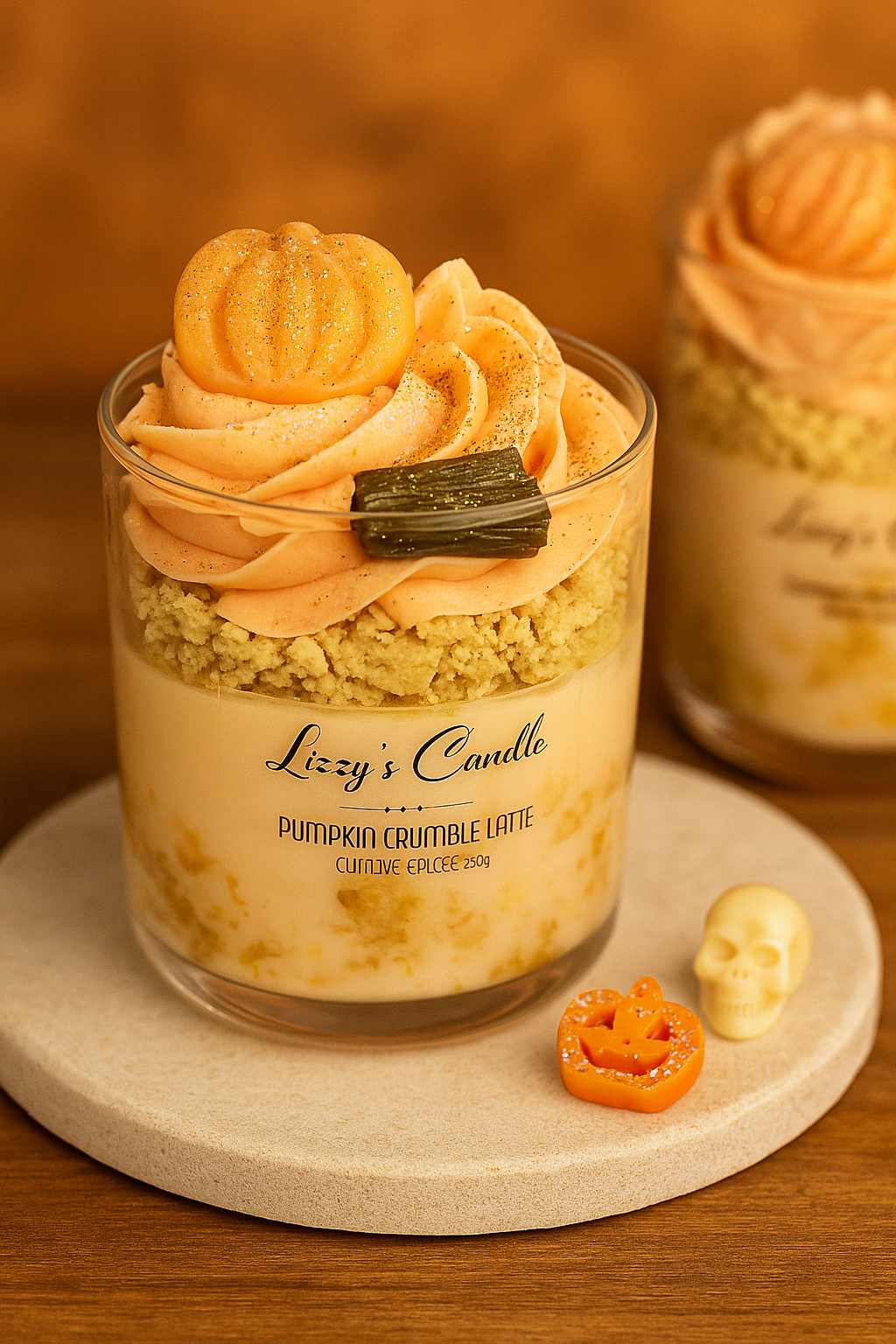 Bougie gourmande - Pumpkin Crumble Latte - 250g