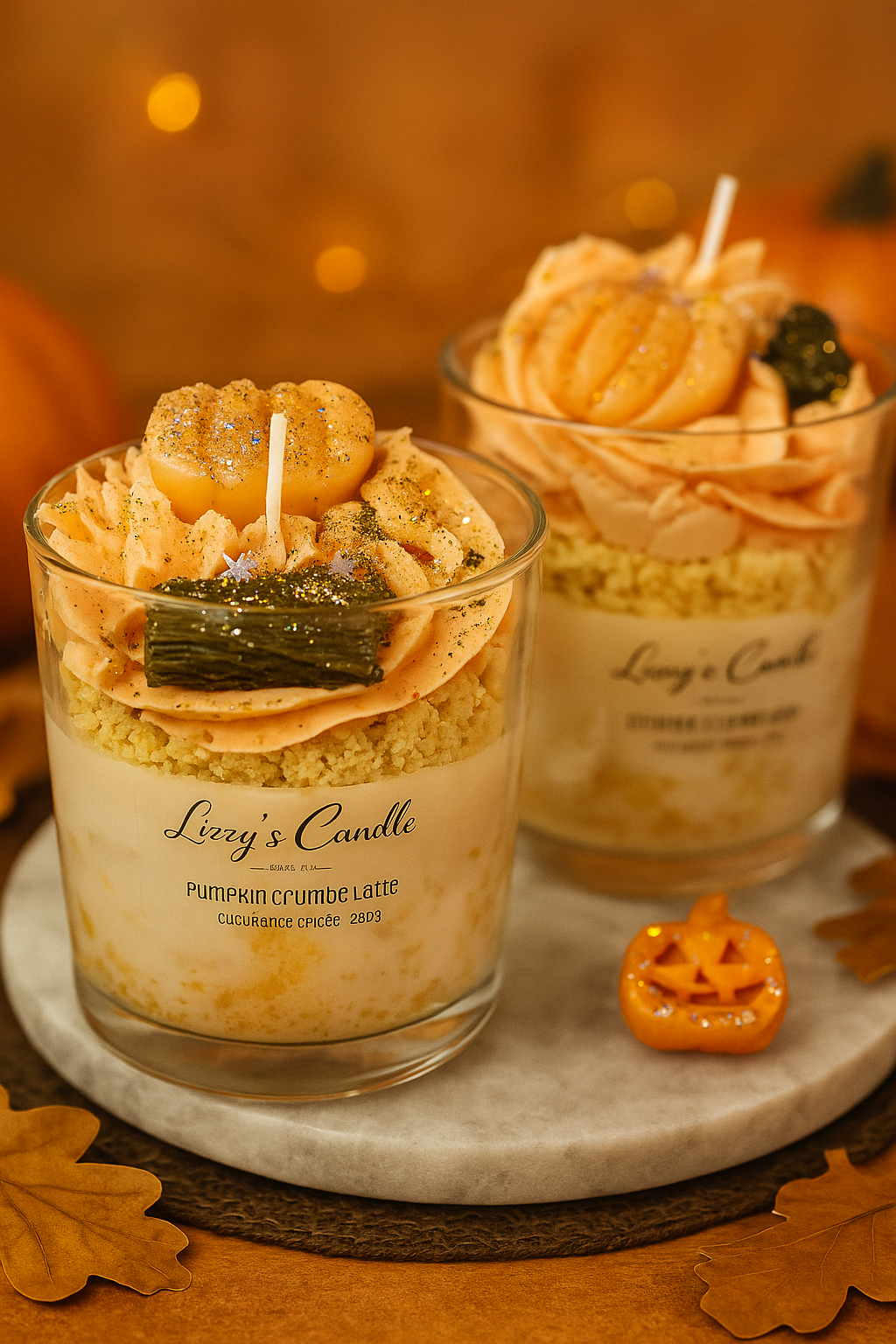 Bougie gourmande - Pumpkin Crumble Latte - 250g