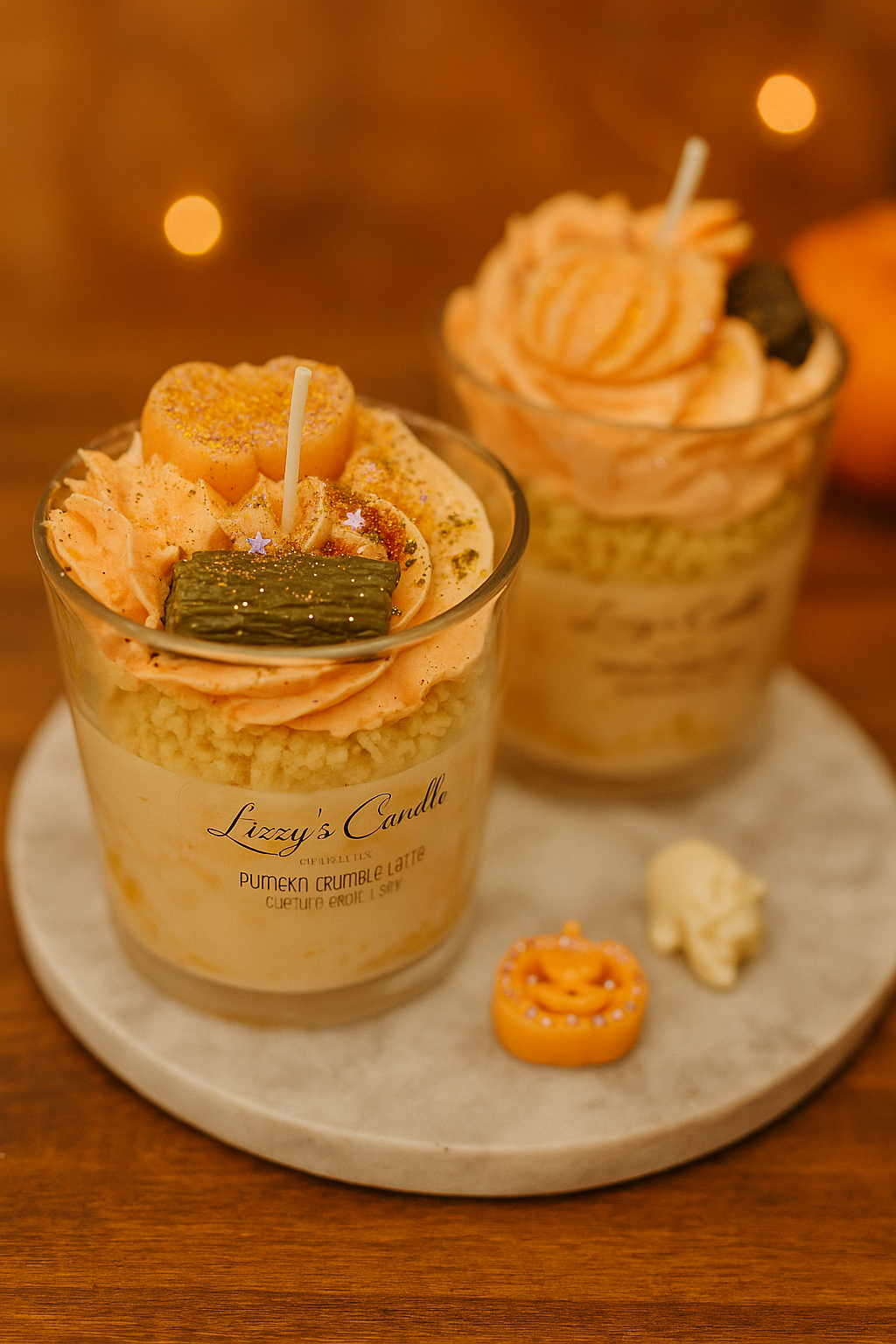 Bougie gourmande - Pumpkin Crumble Latte - 250g
