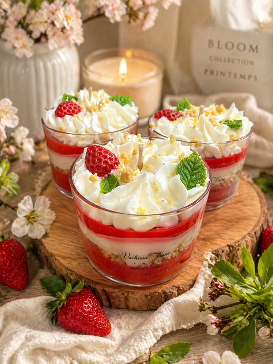 Le Vacherin Fraise - Bougie gourmande - 205g