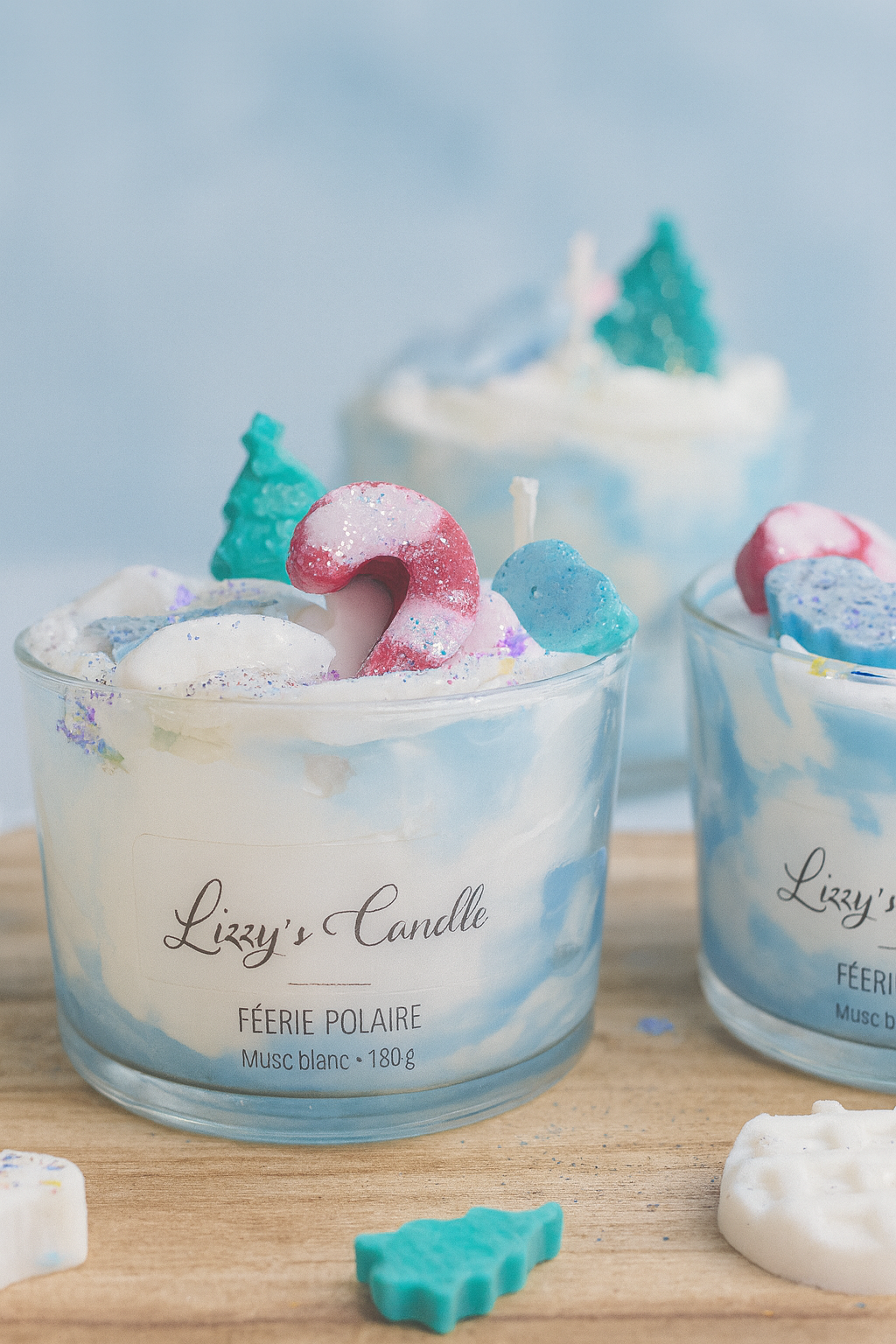 Bougie Féérie Polaire – Musc Blanc - 180g
