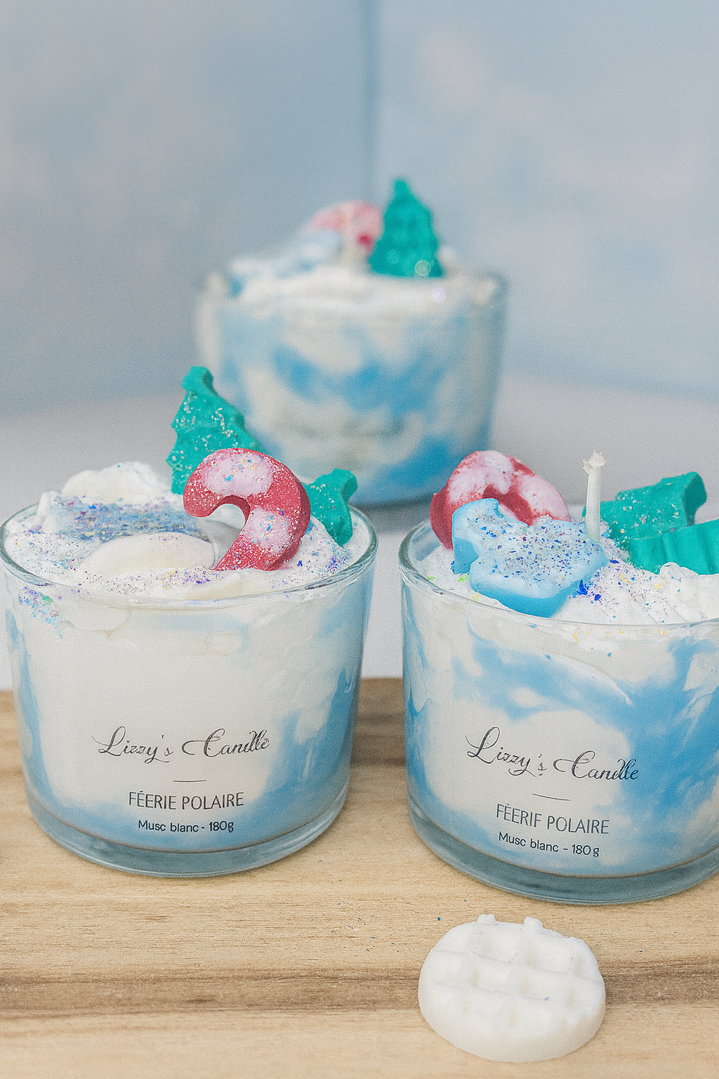Bougie Féérie Polaire – Musc Blanc - 180g