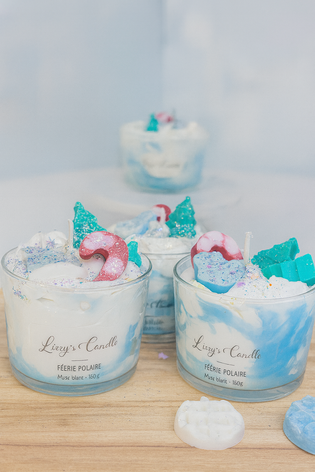 Bougie Féérie Polaire – Musc Blanc - 180g