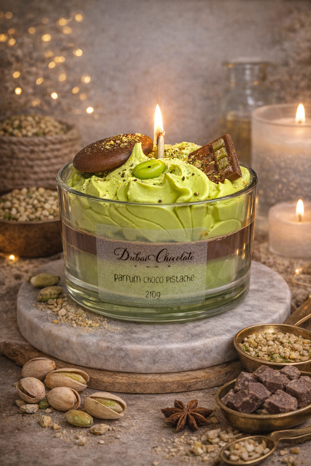 Dubai Chocolate - Parfum Chocolat pistache - 210g