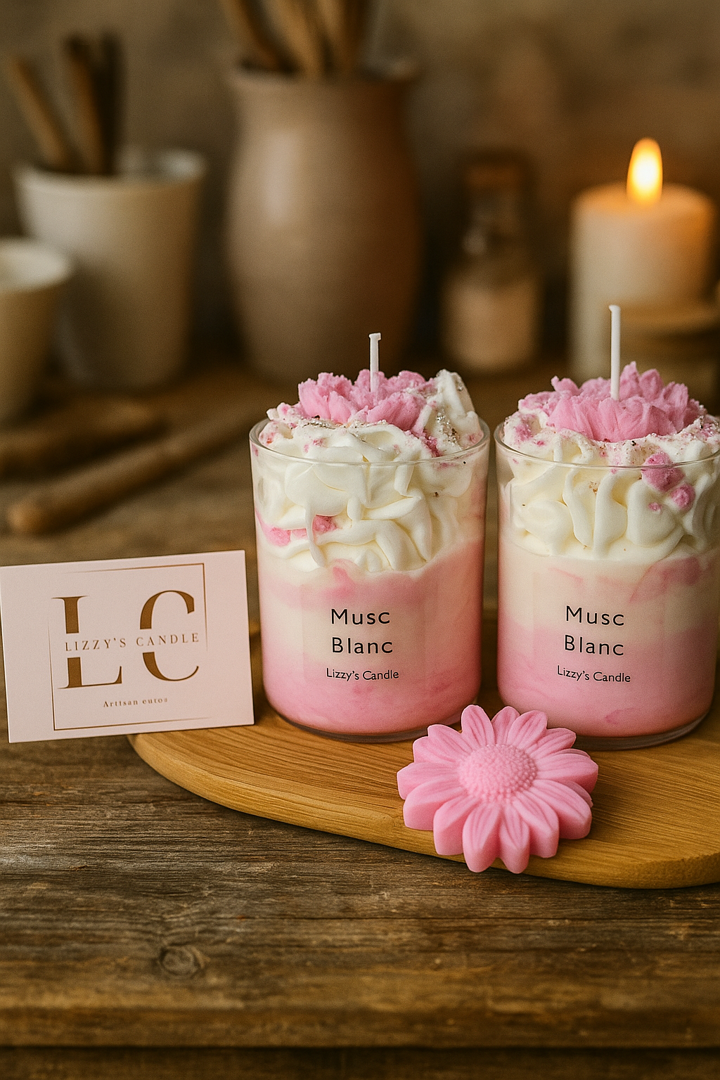 Bougie Gourmande Chantilly — Musc Blanc - 250g