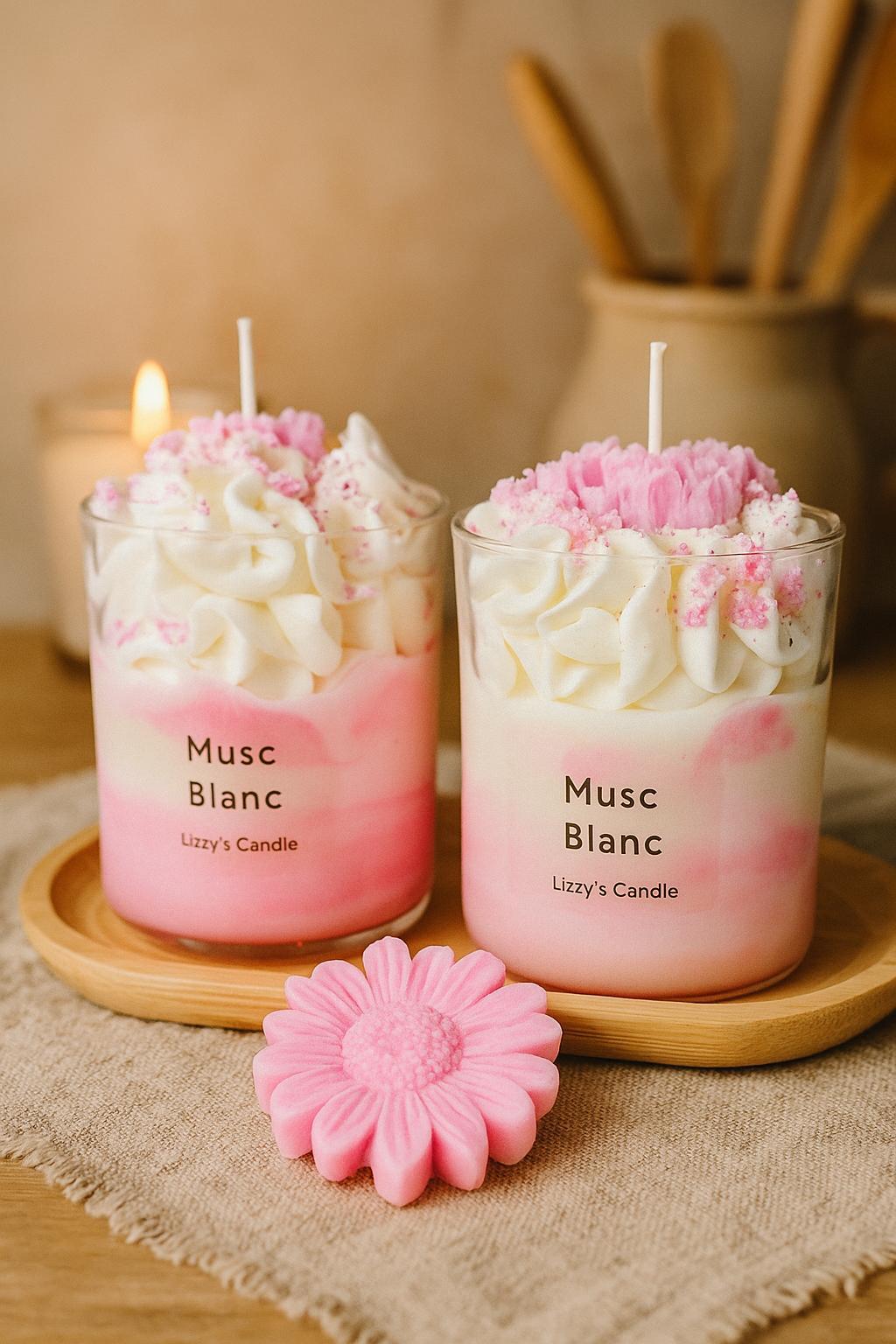 Bougie Gourmande Chantilly — Musc Blanc - 250g