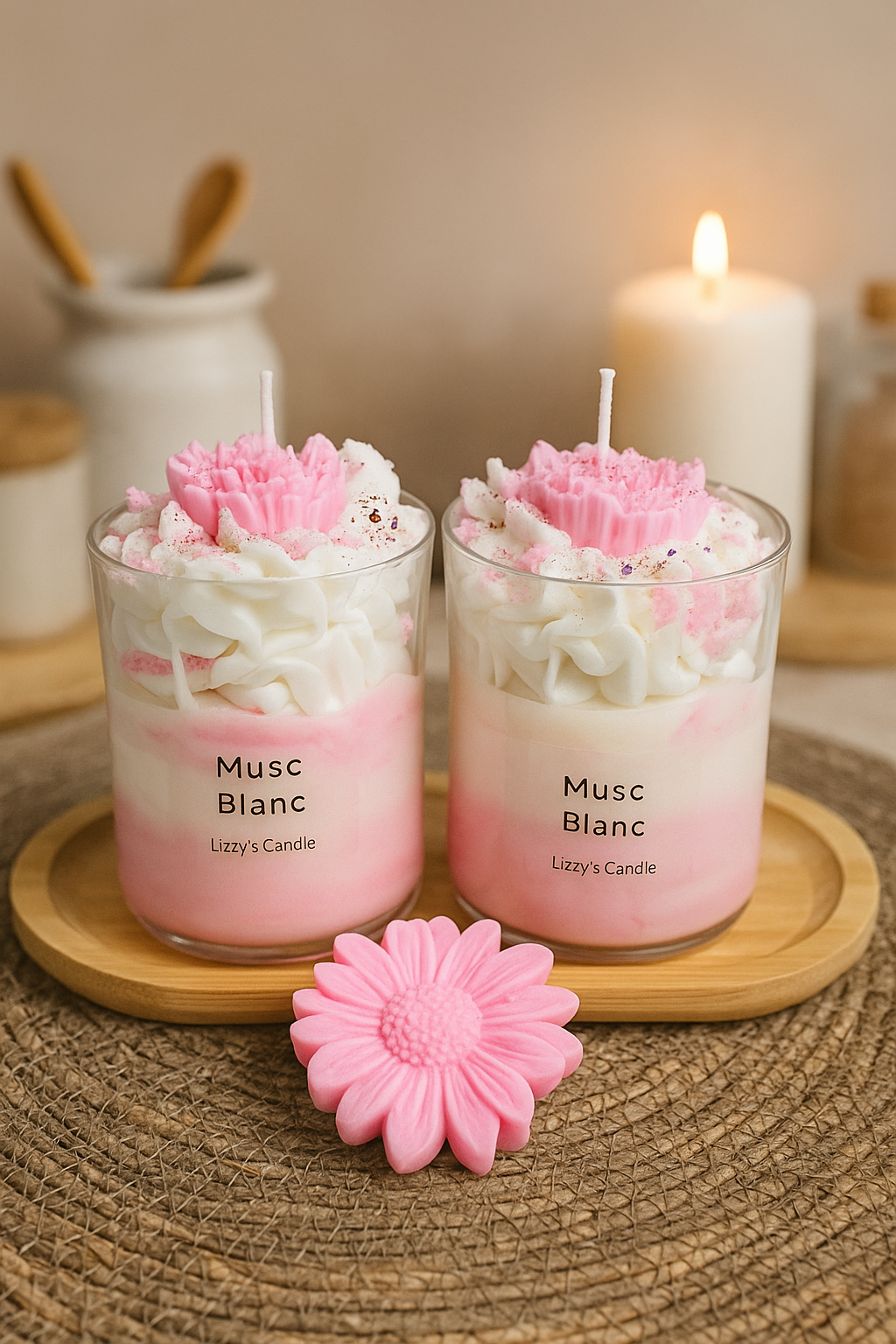 Bougie Gourmande Chantilly — Musc Blanc - 250g