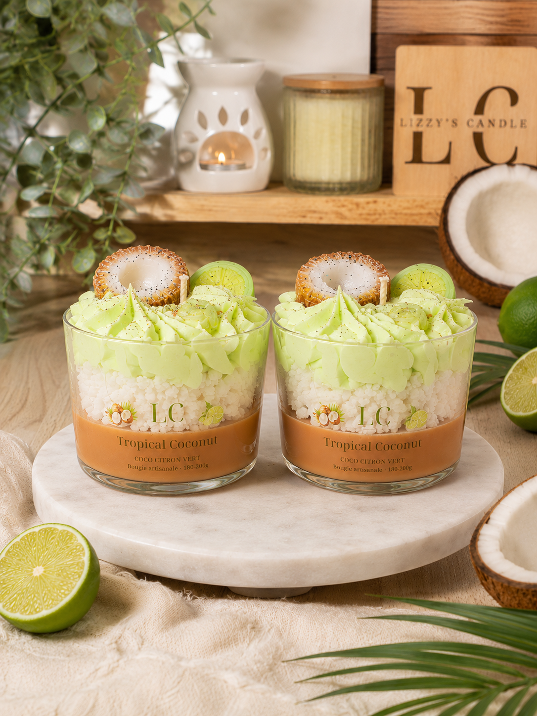 Bougie gourmande - Tropical Coconut - 180g