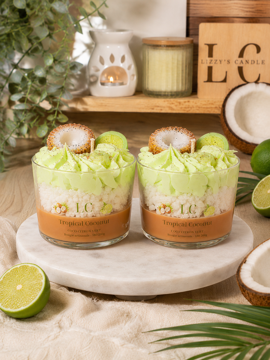 Bougie gourmande - Tropical Coconut - 180g