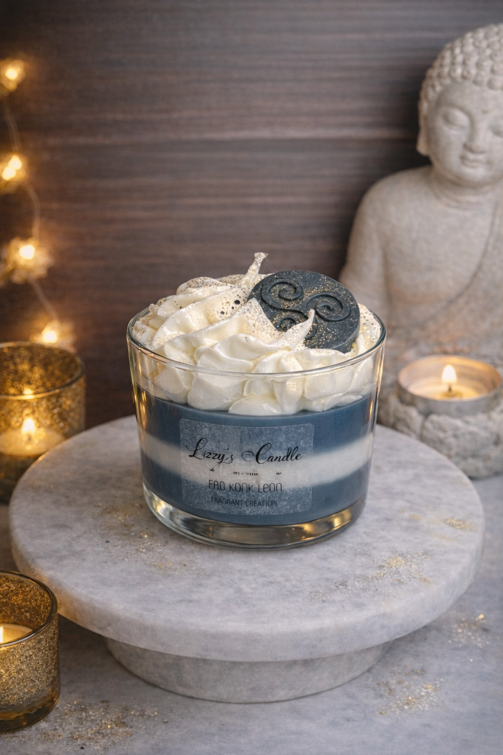 Ene Konk Leon - Bougie Bretonne - Parfum Vanille des îles - 215g