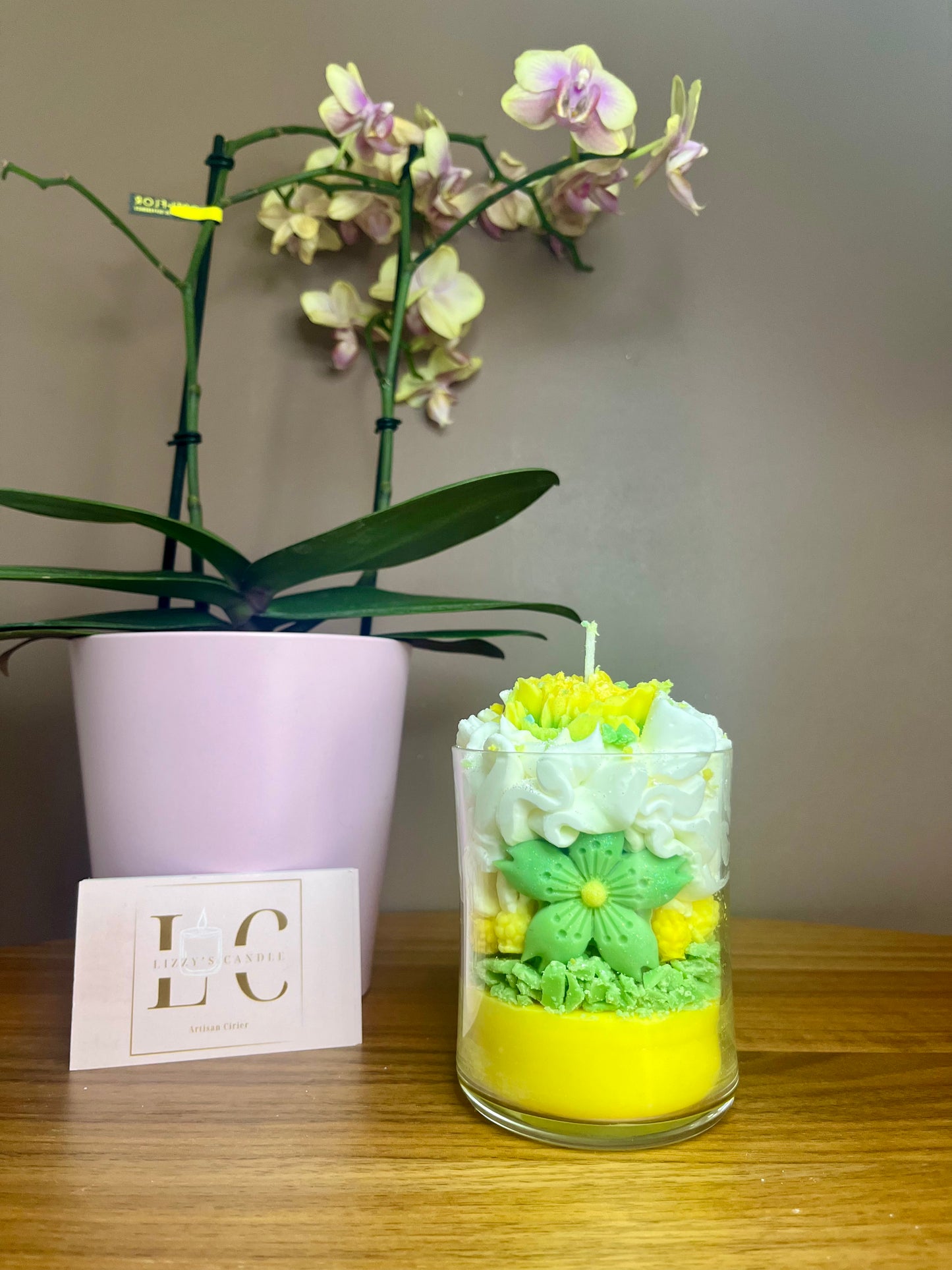 Bougie gourmande – Mimosa Soleil - 260 g net