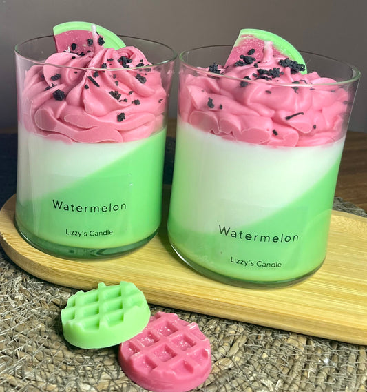 Bougie Gourmande - Sorbet Pastèque  - 300g