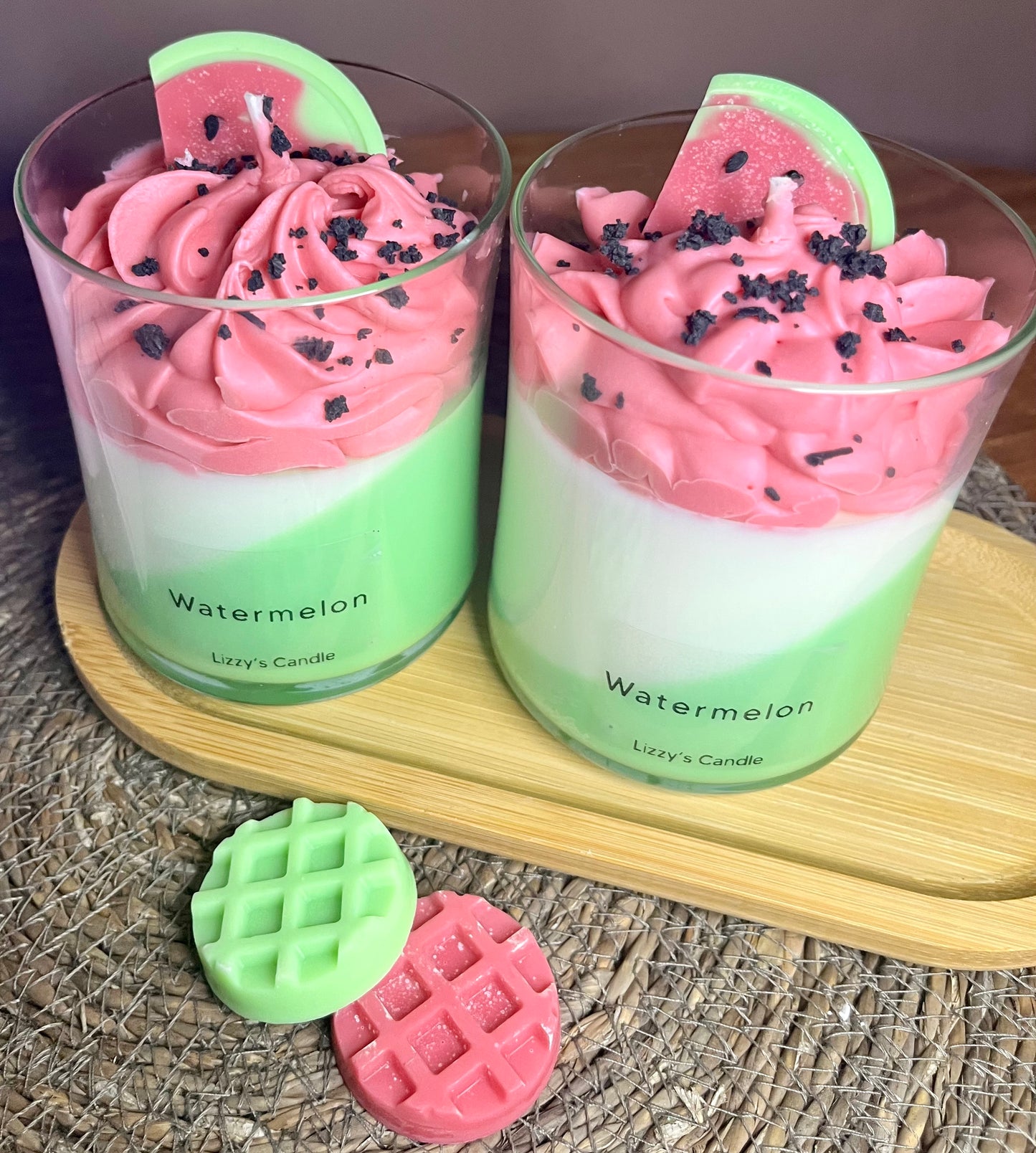 Bougie Gourmande - Sorbet Pastèque  - 300g