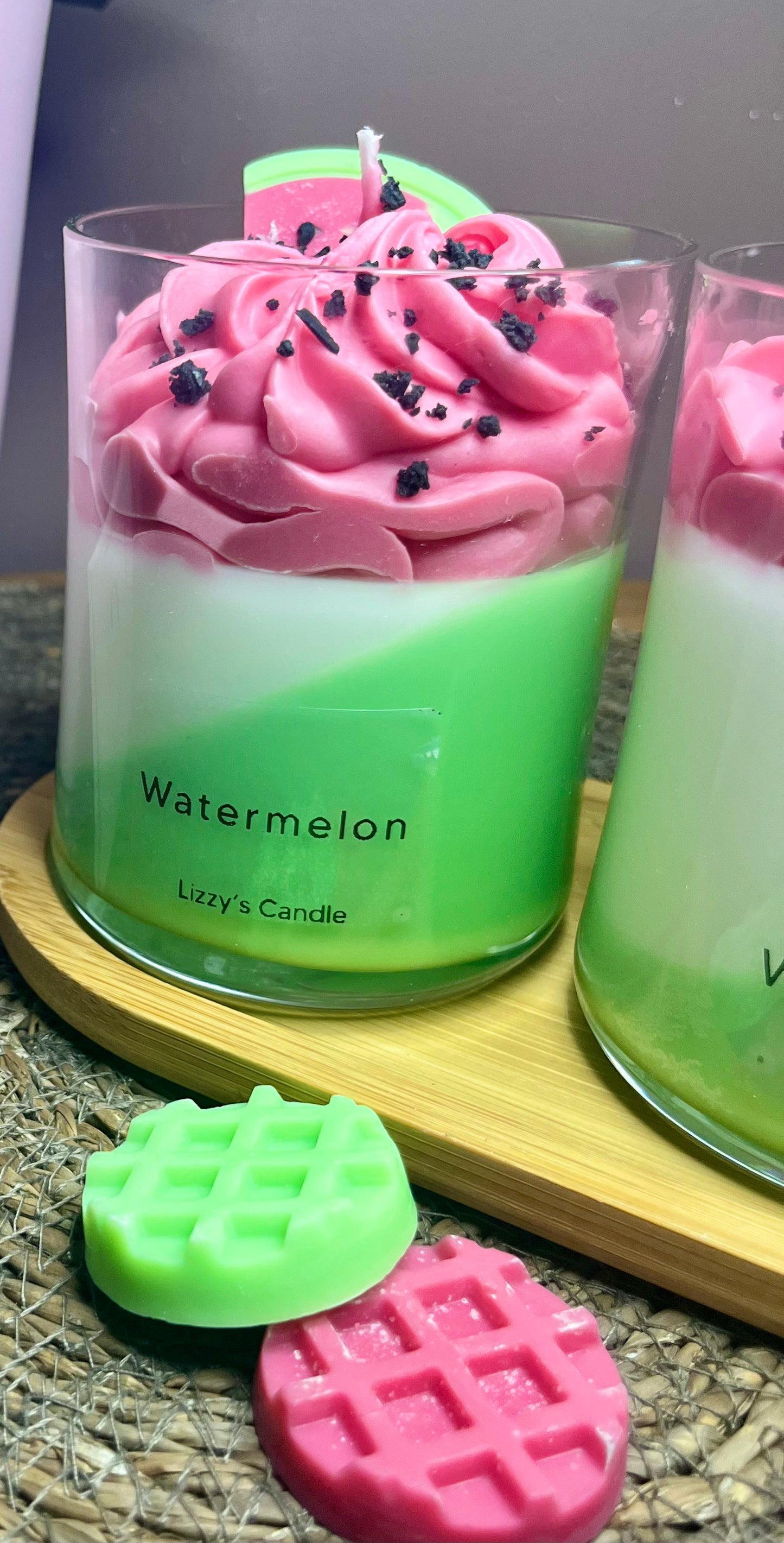 Bougie Gourmande - Sorbet Pastèque  - 300g